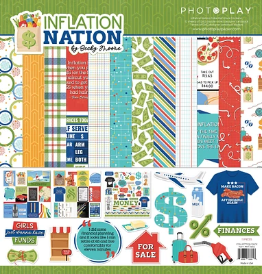 PhotoPlay Collection Pack 12"X12"-Inflation Nation