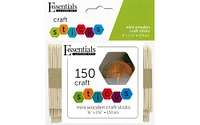 Essentials By Leisure Arts Arts Wood Craft Sticks Mini .38x2.63" 150pc