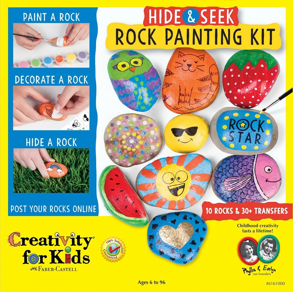 Creativity For Kids Hide & Seek Rock Painting Kit