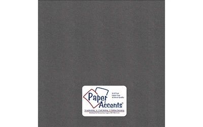 Paper Pearlized 12x12 80lb 25pcPk Titanium