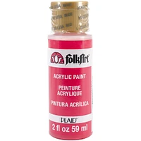 Folkart Acrylic Paint 2Oz-Apple Red