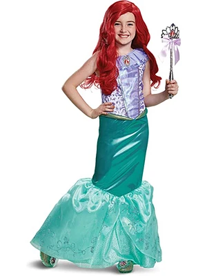 Girl's Disney The Little Mermaid Ariel Deluxe Costume