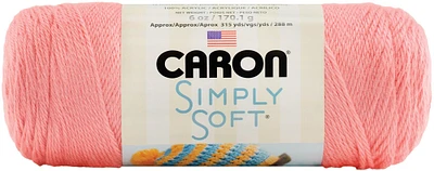Multipack of 12 - Caron Simply Soft Collection Yarn-Strawberry