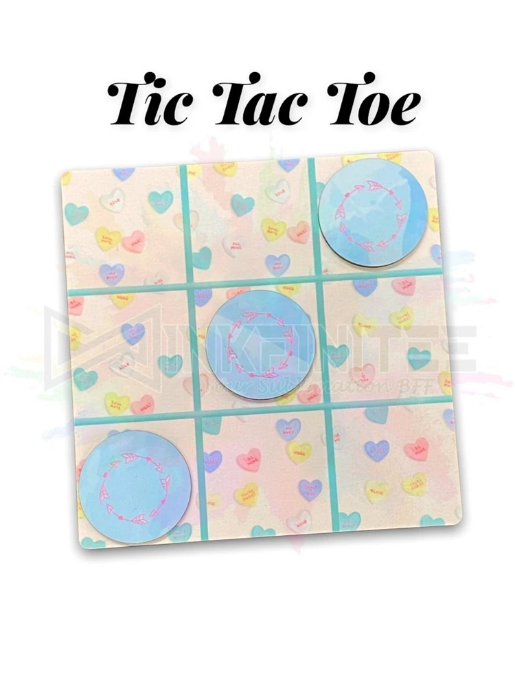 Sublimation Blank Tic Tac Toe Hardboard USA