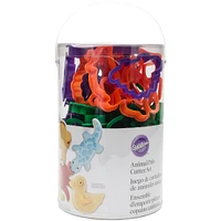 Wilton Plastic Cookie Cutters 50/Pkg-Animal Pals