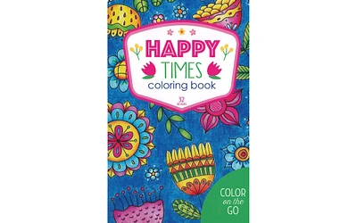 Leisure Arts Color Go Happy Times Coloring Book