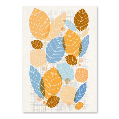 Bright Leaves1 by Modern Tropical  Poster Art Print - Americanflat