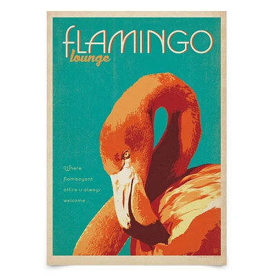 Cc Flamingo Lounge by Anderson Design Group Poster Art Print  - Americanflat