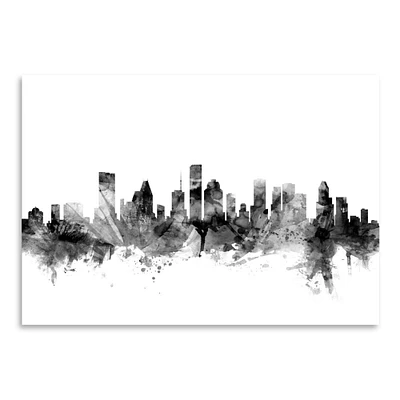 Houston Texas Skyline New 1 by Michael Tompsett  Poster Art Print - Americanflat