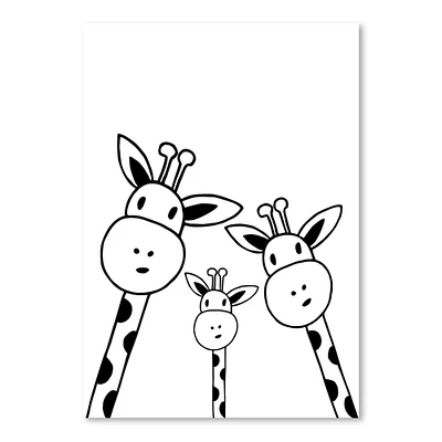 Giraffe by Nanamia Design  Poster Art Print - Americanflat