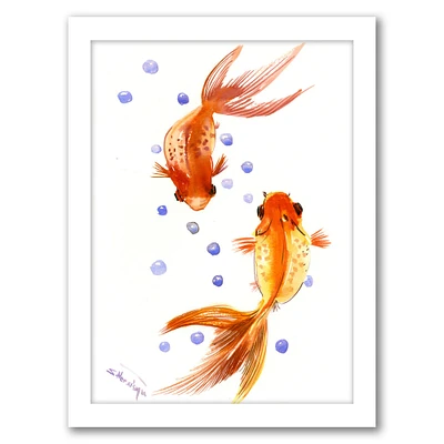 Feng Shui Goldfish Koi 1 by Suren Nersisyan Frame  - Americanflat