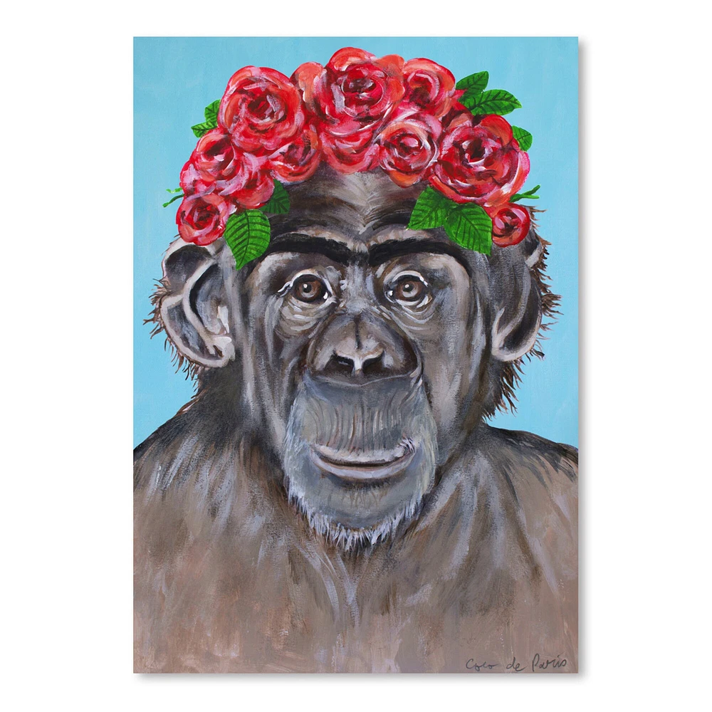 Chimpanzee by Coco De Paris  Poster Art Print - Americanflat