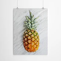 Pineapple On Marble by Emanuela Carratoni  Poster Art Print - Americanflat