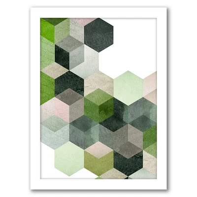 Abstract Geometric Composition Ii by Pop Monica Frame