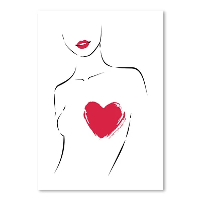 Heart by Martina  Poster Art Print - Americanflat