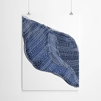 Poster Art Print - Navy Blue Shell Art by Jetty Home  - Americanflat