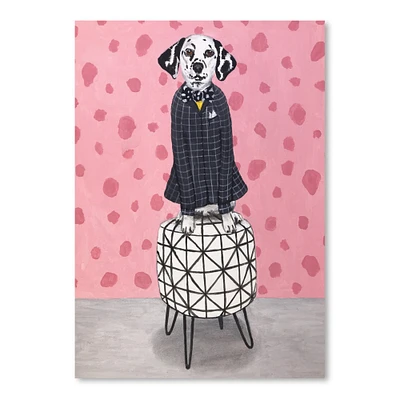 Dalmatian On Pouf by Coco De Paris  Poster Art Print - Americanflat