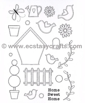 Creative Expressions  Stamp - In The Garden