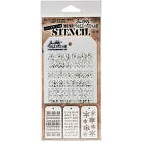 Tim Holtz Mini Layered Stencil Set 3/Pkg-Set #18