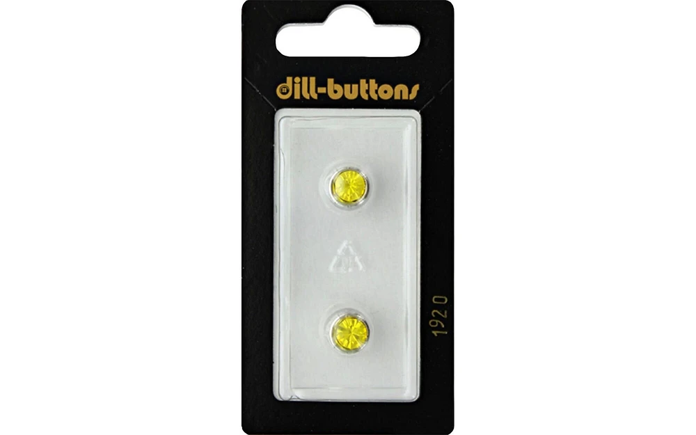 Dill Buttons 10mm 2pc Shank Gold