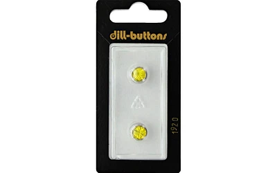 Dill Buttons 10mm 2pc Shank Gold
