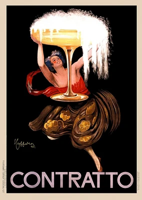 Contratto Champagne, 1922 Poster Print by Leonetto Cappiello - Item # VARPDXFAF1348