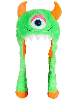 Halloween Character Cute Green Monster Plush Hat Costume Accessory
