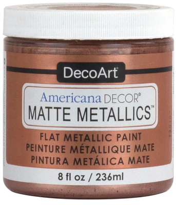 Decoart Americana Decor Matte Metallics 8Oz-Rose Gold