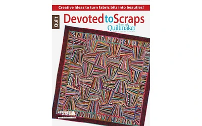 Leisure Arts Quiltmaker Devoted To Scraps Quilting Book