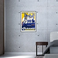 Phenom Gallery Los Angeles Rams Player 2021 18" x 24" Deluxe Framed Serigraph