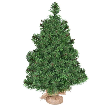 SKUSHOPS 2 Feet Holiday Season Decor Artificial PVC Christmas Tree