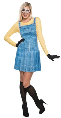The Costume Center Yellow and Blue Minion Women Adult Halloween Costume - Medium
