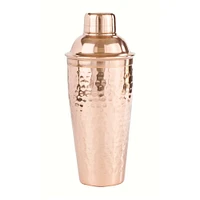GC Home & Garden 10" Golden Hammered Stainless Steel Cocktail Shaker Bottle with Copper Plating 28oz