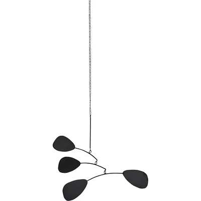 Signature Home Collection 14" Black Powder Coated Classic Decor Mobile