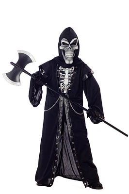 California Costumes Child's Black Crypt Master Halloween Costume - Size Large