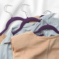 Casafield 50 Velvet Kid's Hangers - 14" Size for Children's Clothes