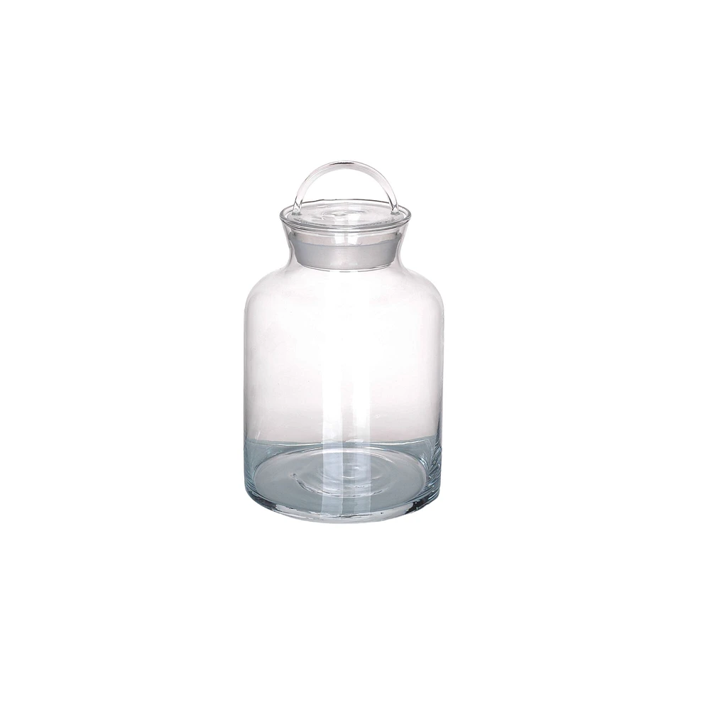 CC Home Furnishings 7" Clear Candy Dish Jar with Lid