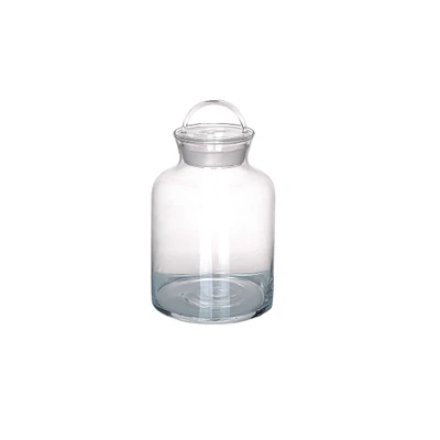 CC Home Furnishings 7" Clear Candy Dish Jar with Lid