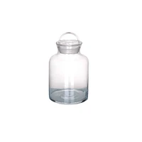 CC Home Furnishings 7" Clear Candy Dish Jar with Lid