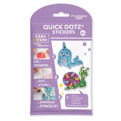 DIAMOND DOTZ ® - BIG DOTZ Stickers, Pack 5, Slip & Swim, Diamond Art Stickers for Kids, Diamond Stickers for Kids, Diamond Art Stickers, Diamond Art Kits for Kids, Diamond Painting Kits for Kids
