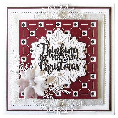 Creative Expressions Festive Collection Poinsettia Triple Layered die