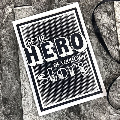 Hunkydory Crafts For the Love of Stamps - Be the Hero A6 Stamp Set