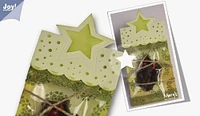 Joy! Crafts Cutting and Embossing die - head tag star