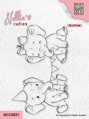 Nellie's Choice  Clear Stamp Nellie's Cuties - Happy Birthday