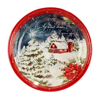 Certified International 13" Silent Night Christmas Serving Bowl