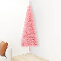 Slim Artificial Half Christmas Tree with Stand