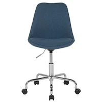 Merrick Lane Marilyn Swivel Office Chair with Height Adjustable Swivel Seat in Stylish Upholstery