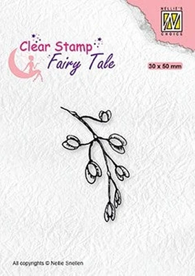 Nellie's Choice Clear Stamp Fairy Tale Blooming Branch