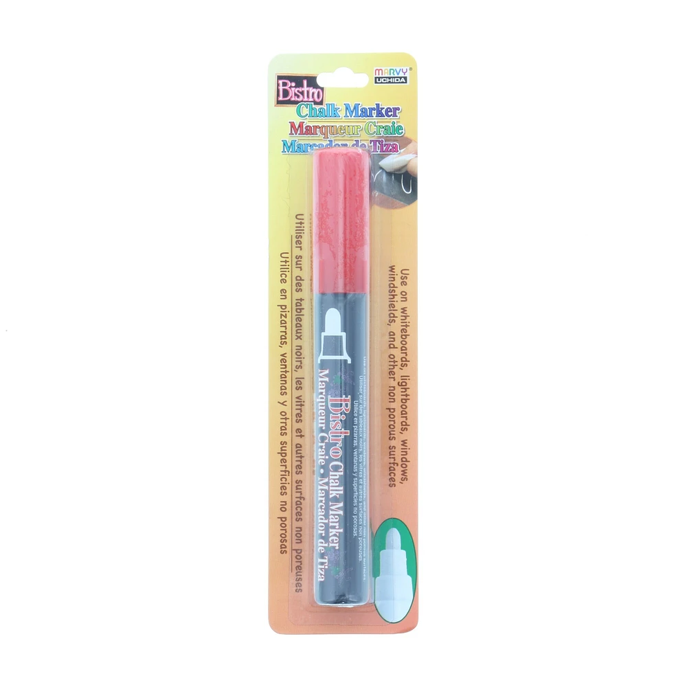 Uchida Bistro Chalk Marker, Broad, Carded Packaging