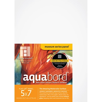 Ampersand Art Aquabord, Uncradled, 1/8" Profile, 5" x 7", 3/Pkg.
